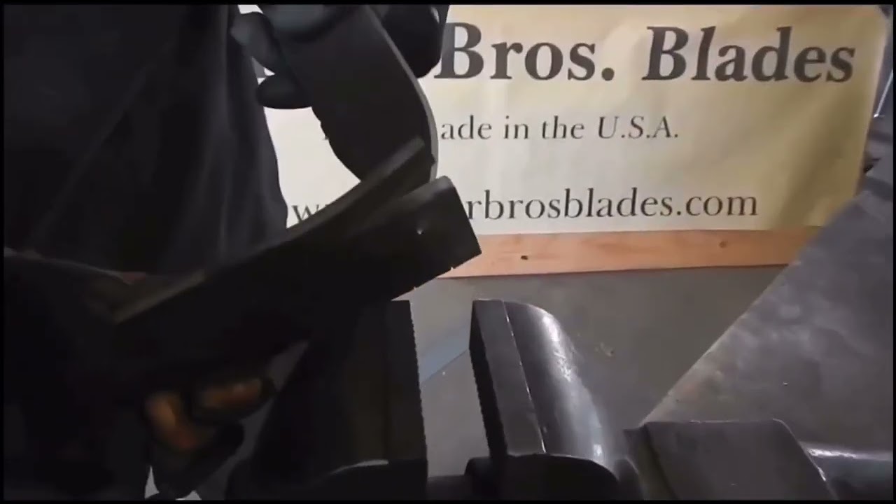 Miller Bros. Blades torture test their M8 knife, made from CPM-3V steel