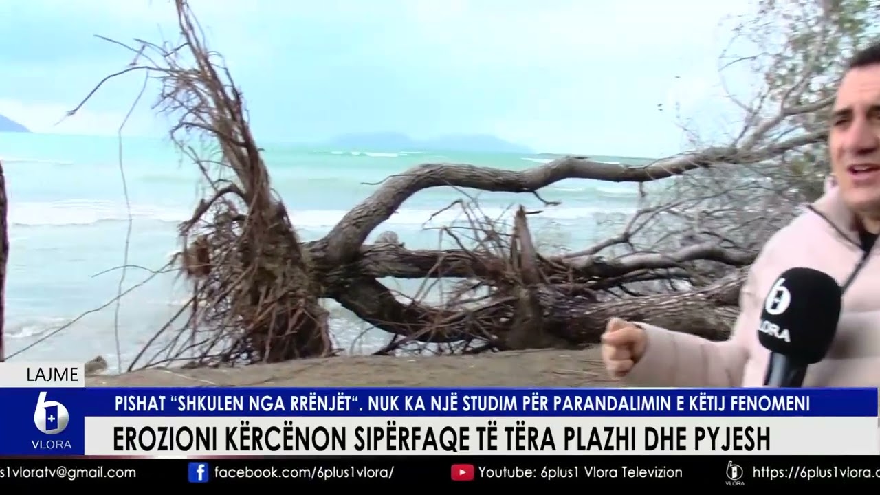 Erozioni kërcënon sipërfaqe plazhi dhe pyjesh. Nuk ka një studim për parandalimin e këtij fenomeni