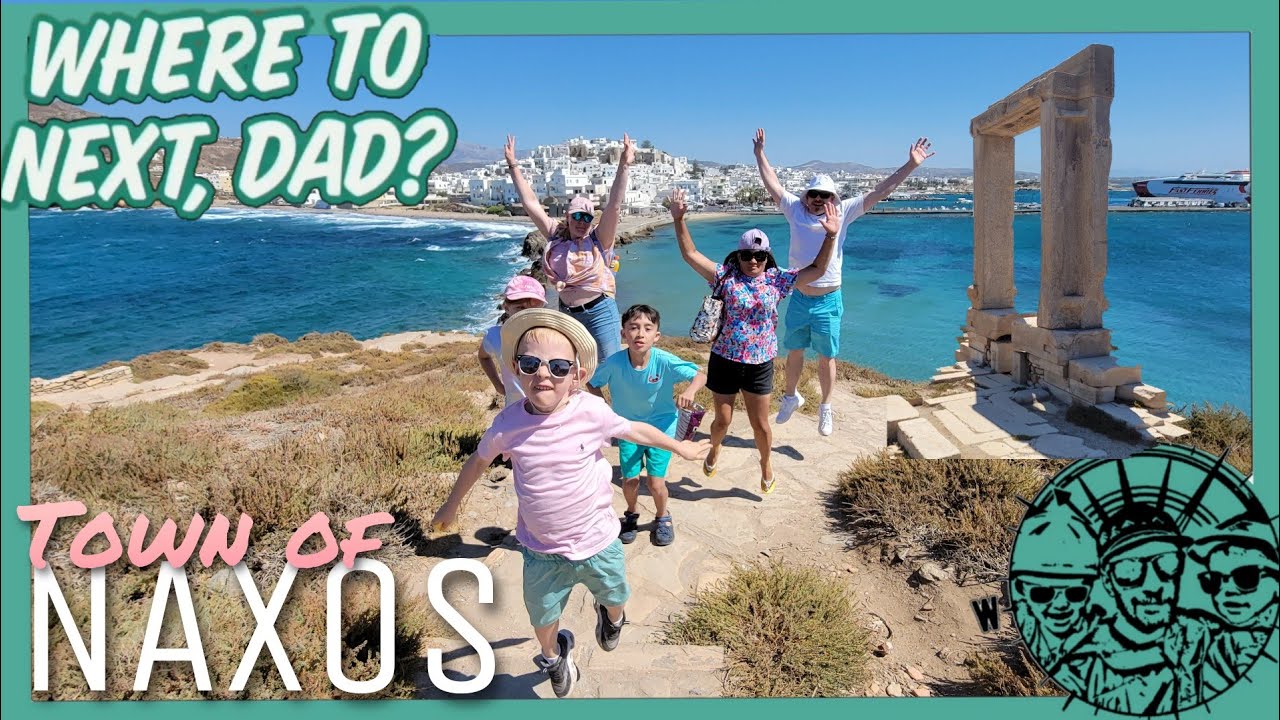 🧭 Walk through  Naxos Town: Chora | The Temple of Apollo &ndash; Portara | Cyclades Greece