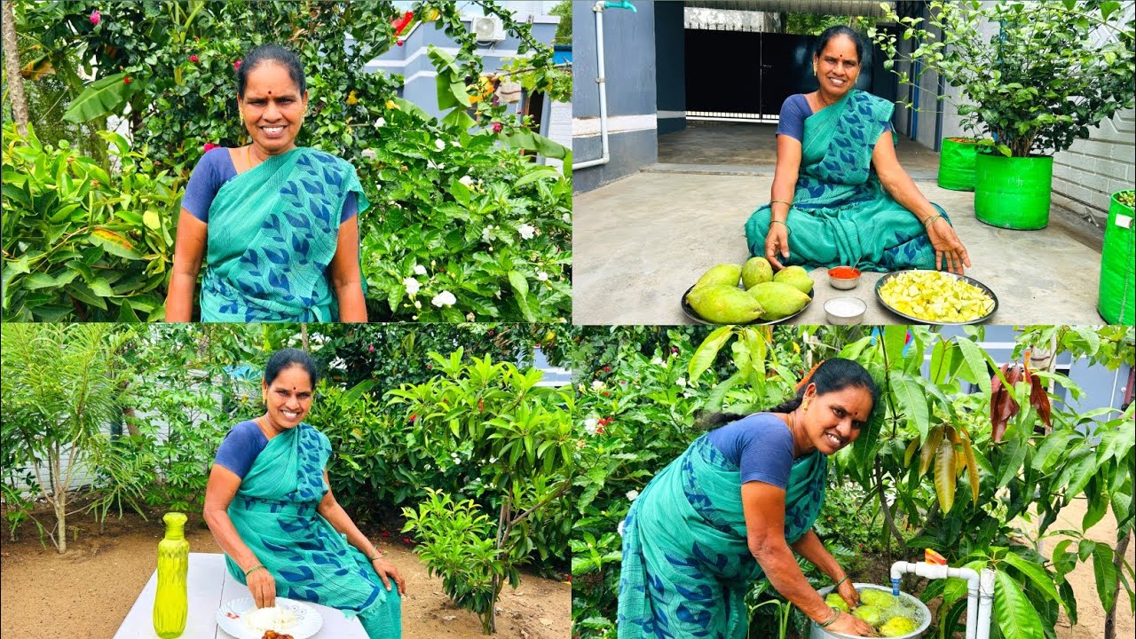 எங்க வீட்ல இவ்வளவு மாங்கா 😮இருந்தாலும் இப்படி எல்லாம் செய்வாங்க...#food