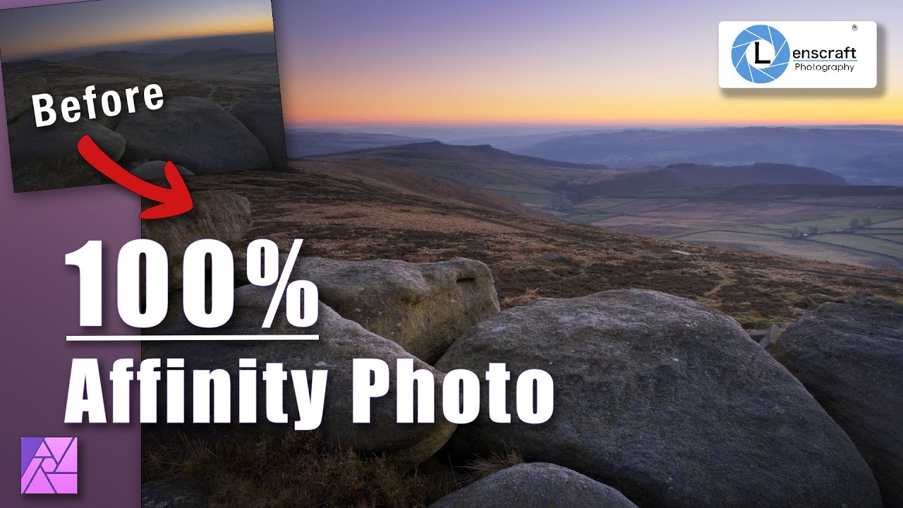 Редактирование фотографий пейзажа только с помощью Affinity Photo