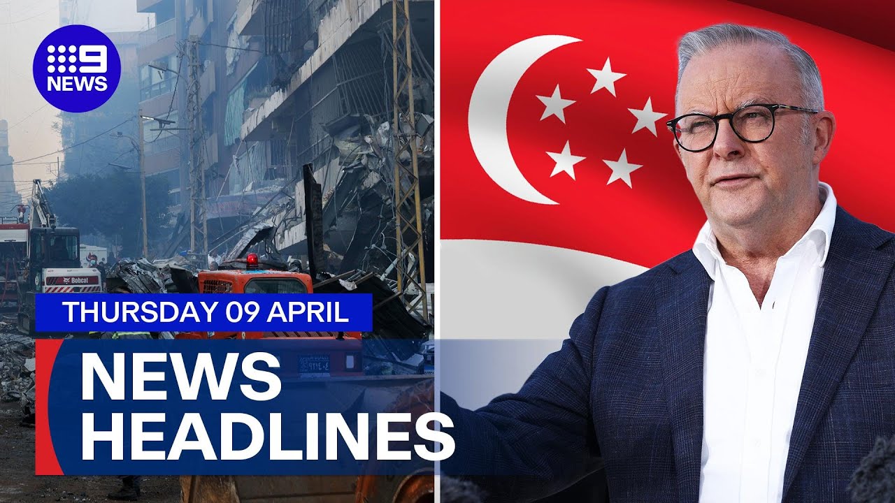 Test of US-Iran ceasefire; PM Albanese set to travel to Singapore | 9 News Australia