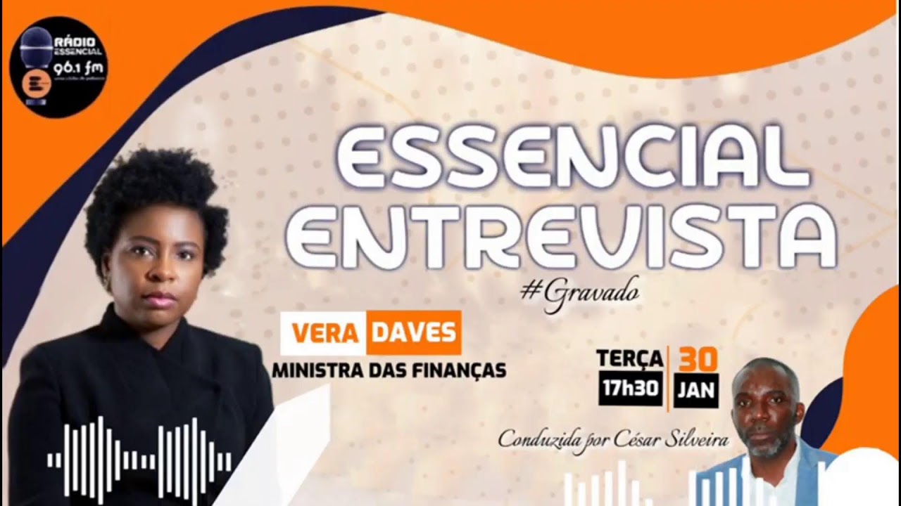 ESSENCIAL ENTREVISTA COM | VERA DAVES, MINISTRA DAS FINANÇAS 30.JAN.2024