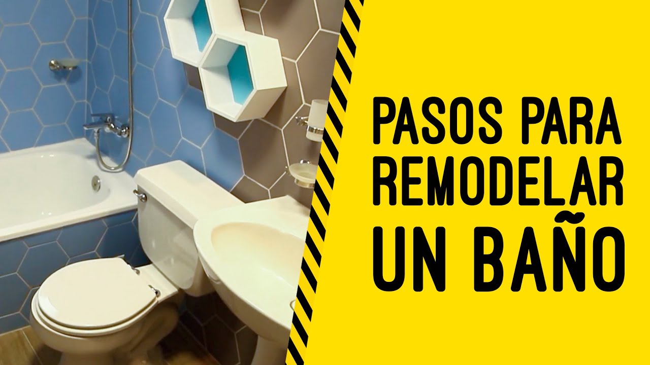 Pasos y características de la remodelación de un baño