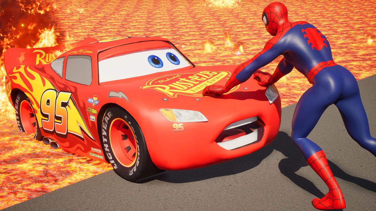 Epic Escape From Spiderman Amazing Maze from Lightning Mcqueen #10