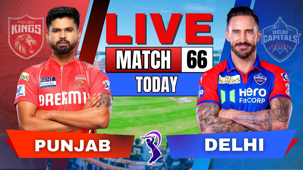 🔴LIVE IPL 2025: PBKS vs DC | Live Cricket Match Score & Commentary | Punjab vs Delhi IPL Live match
