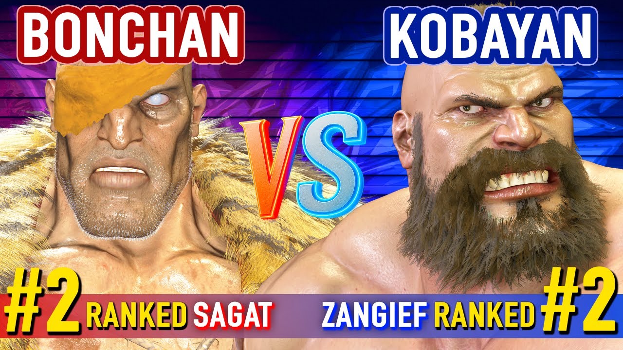 SF6 ▰ BONCHAN (#2 Ranked Sagat) vs KOBAYAN (#2 Ranked Zangief) ▰ High Level Gameplay