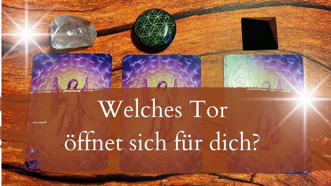 Welches Tor öffnet sich für dich? Wähle einen Stapel!