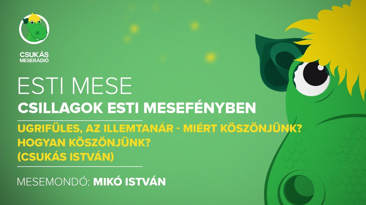 Esti mese: Ugrifüles, az illemtanár | Csukás Meserádió