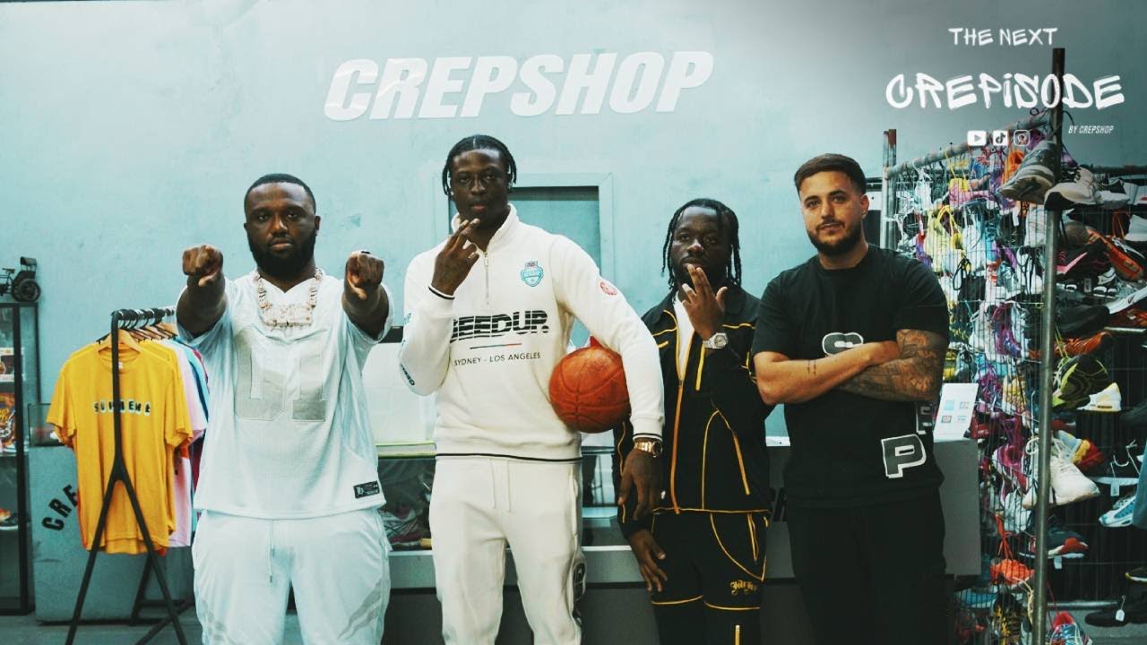 OFB's Headie One, Abra Cadabra & Dezzie go shopping @ Crep Shop