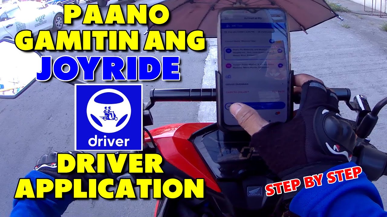 PAANO GAMITIN ANG JOYRIDE DRIVER APPLICATION STEP BY STEP | BUHAY MC TAXI RIDER