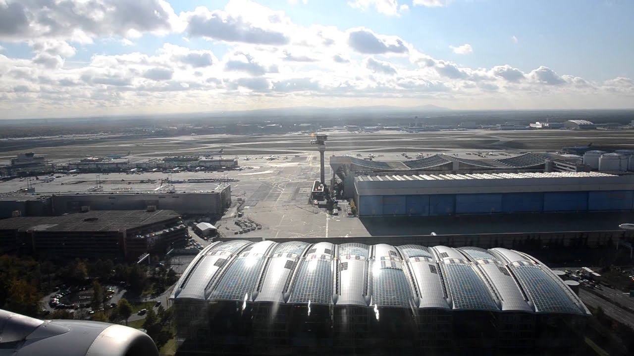 Landing in Frankfurt on the NEW runway 25R! [HD]