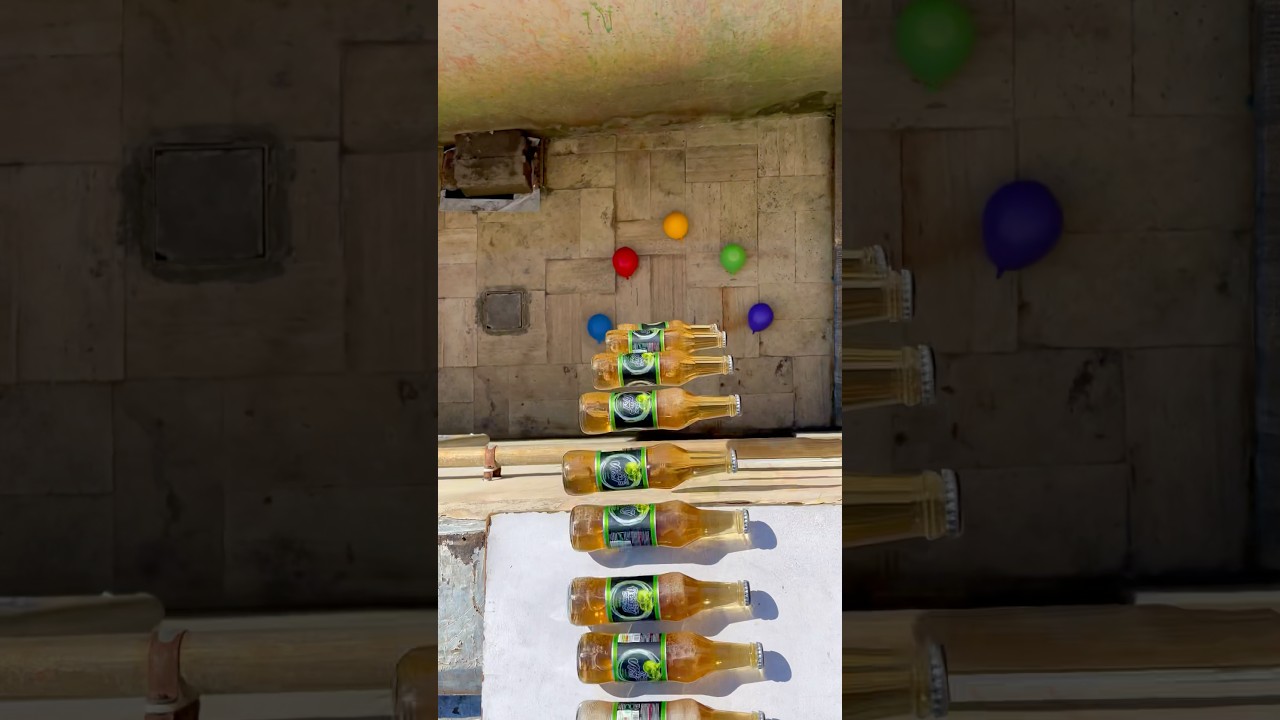 Bottle and glass breaking ASMR & amazing ballon&rsquo;s 💥🎈#asmr #satisfying