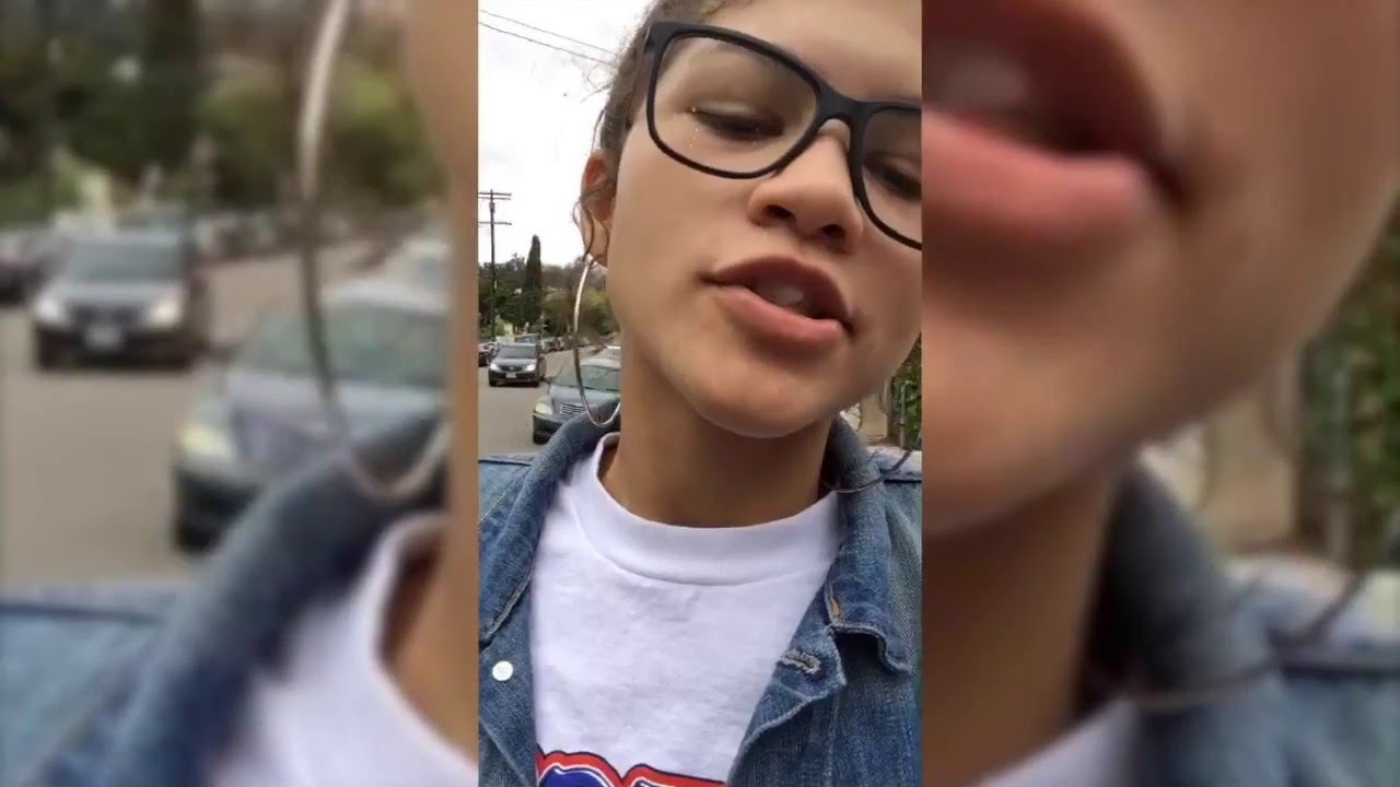 Zendaya's Lexus Story From Snapchat, April 2016