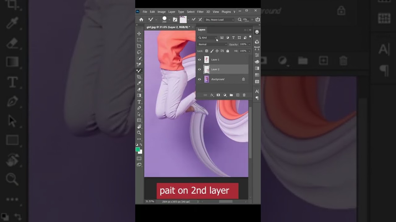 Mixer Brush Effect In Photoshop