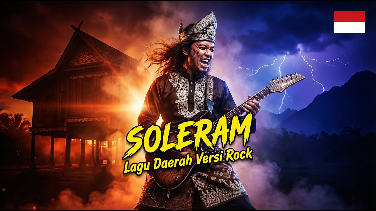 SOLERAM Lagu Daerah Riau Versi Rock Metal Cover Terbaru 🔥 | Lagu Daerah Nusantara Rock