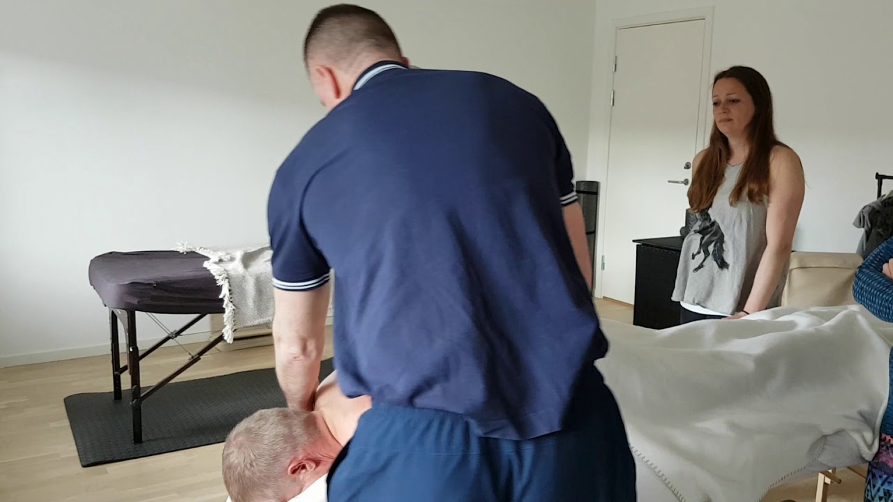 Fra Danish Body Therapy undervisning - Skulderbladsleddet m.m.