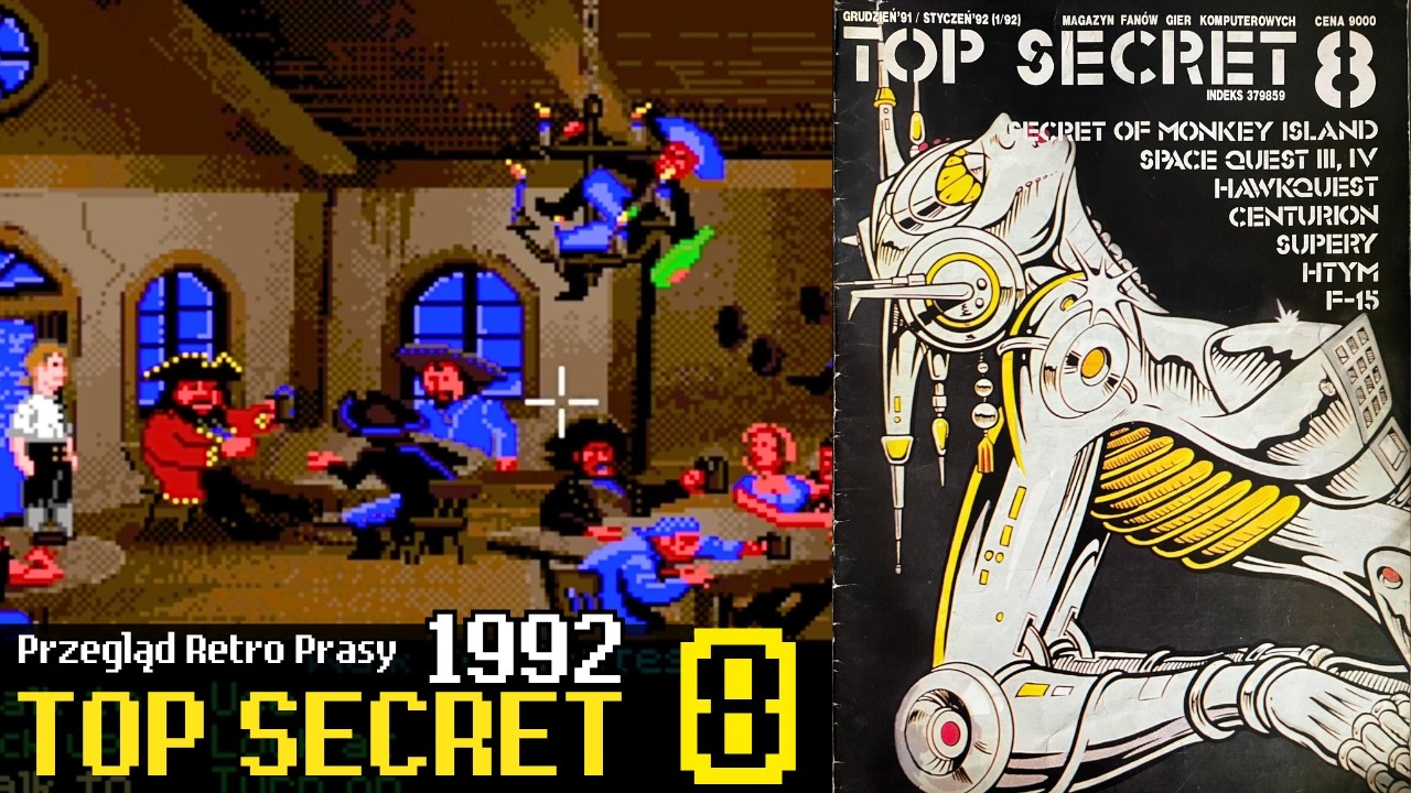 Gry z TOP SECRET 8 (grudzień/styczeń '92) | Przegląd Retro Prasy
