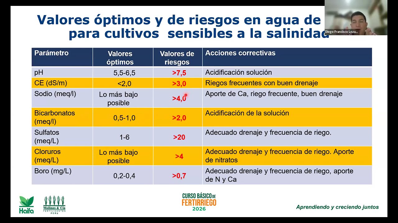 pH y conductividad eléctrica en fertirriego: manejo, cálculo de ácidos y monitoreo