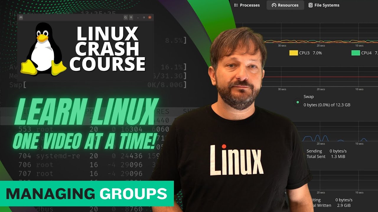 Linux Crash Course - Managing Groups