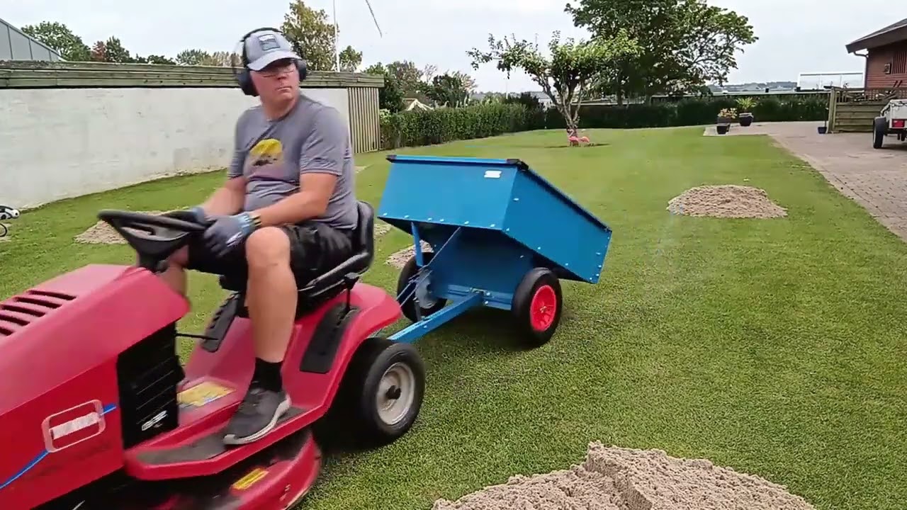 LEVEL the lawn with SAND