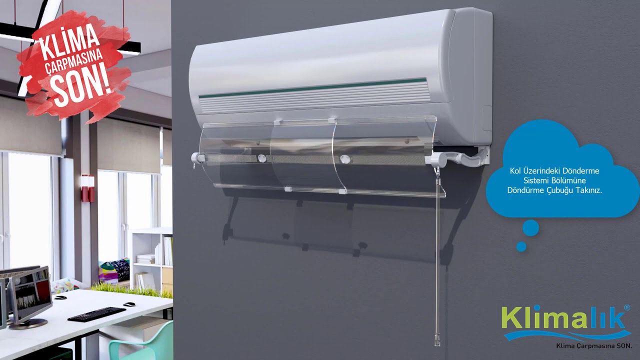 AC Split  deflector- air conditioning apparatus - air conditioning air deflector - air deflector
