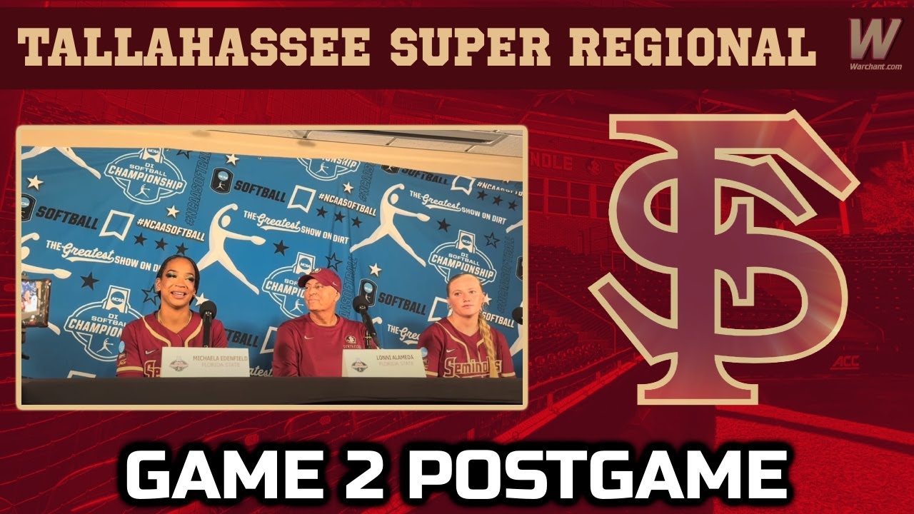 FSU Softball | Tallahassee Super Regional Game 2 | Texas Tech FSU postgame press conference #FSU