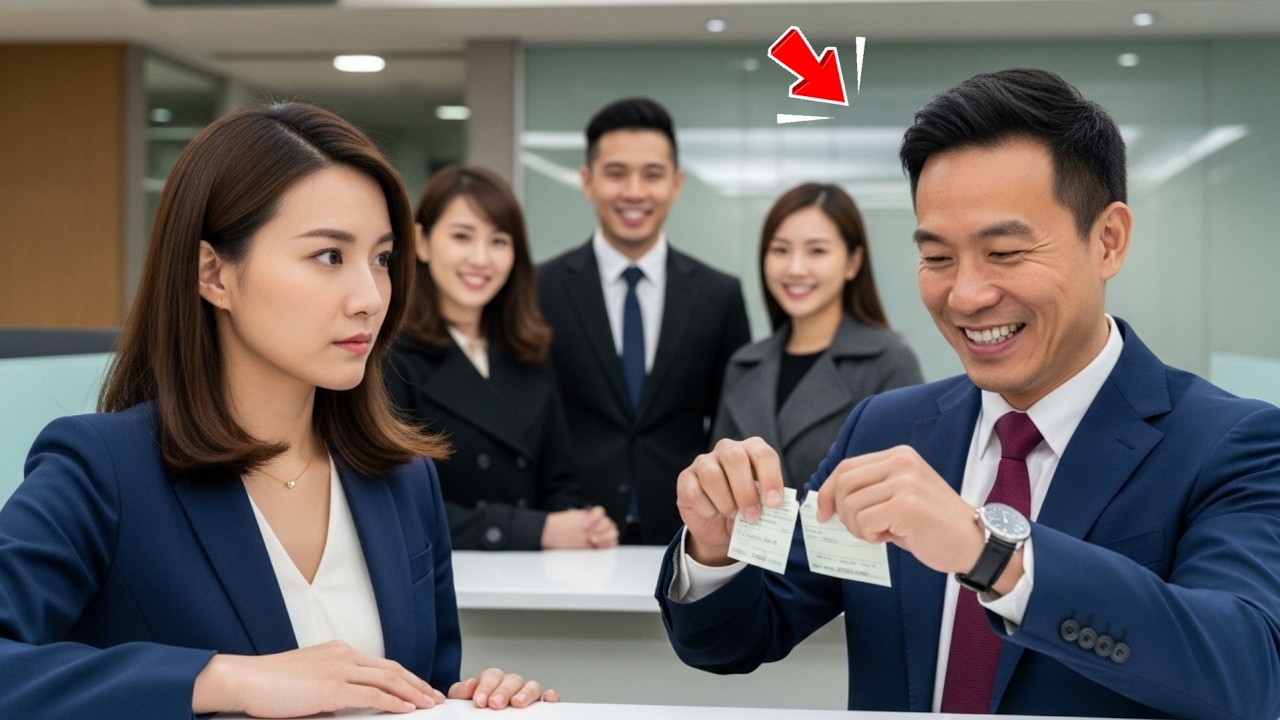 经理当众撕掉支票，却不知道那个女人是谁 👍🔔📢