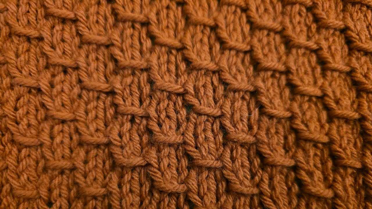 The Diagonal Grain Stitch - a Knitting Tutorial! 