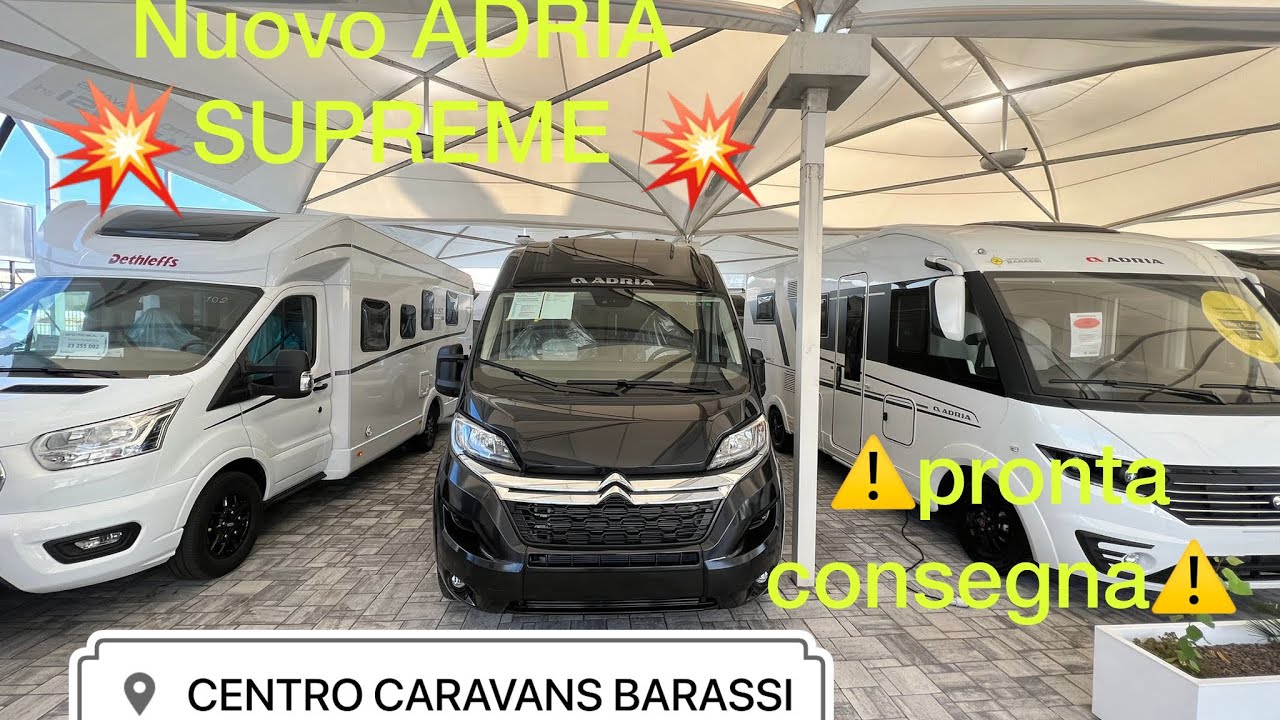 ADRIA TWIN SUPREME 600 SPB MODELLO 2023 ,💥IL CAMPER PURO per il VANLIFE , in PRONTA CONSEGNA 🚚🥇