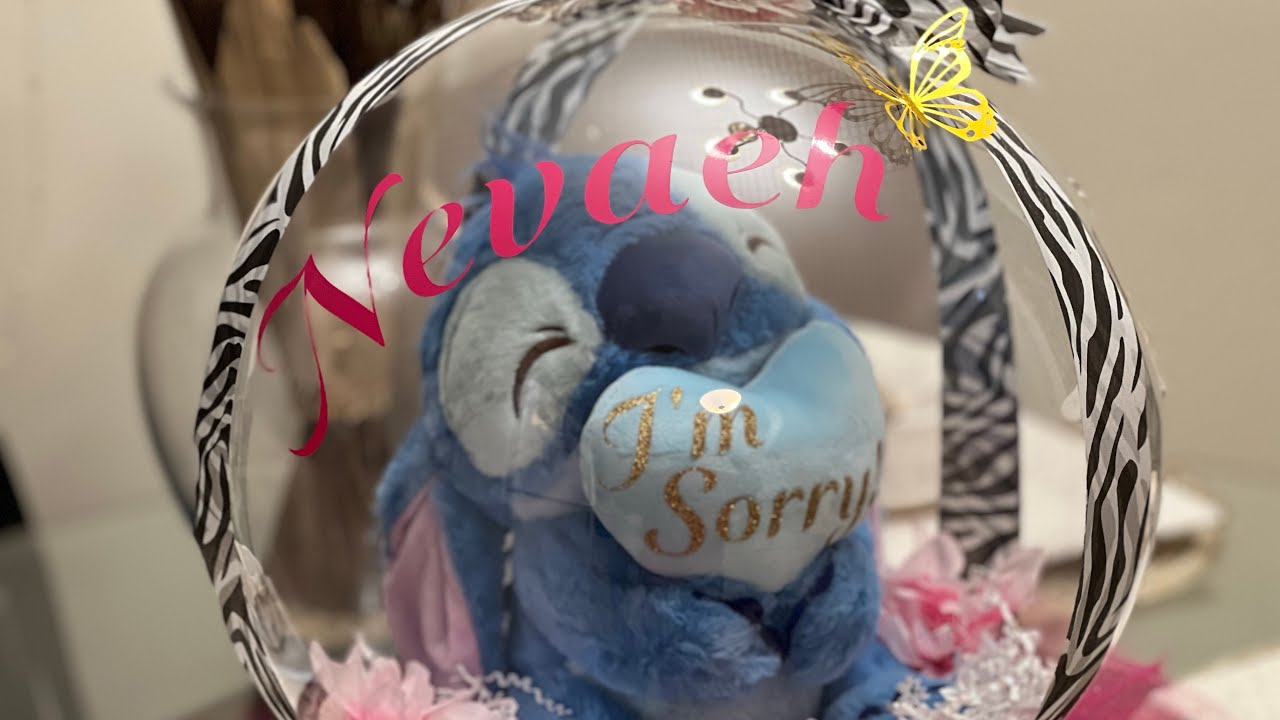 How To Put A Stuffed Animal 🧸 In A Balloon #tutorial #balloon #gifts