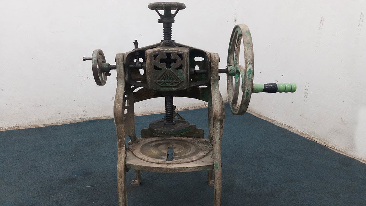 Manual Ice Crusher Machine Restoration