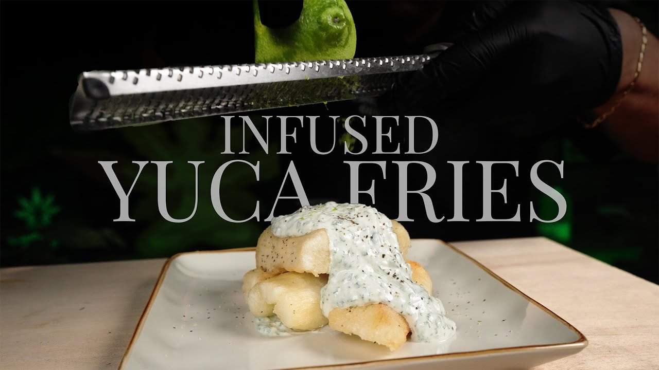 Best Yuca Fries Recipe with Cilantro Garlic Mayo (Chronic Style)