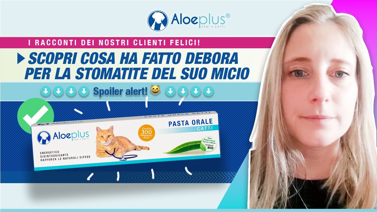 Scopri cosa ha fatto Debora per la stomatite del suo micio