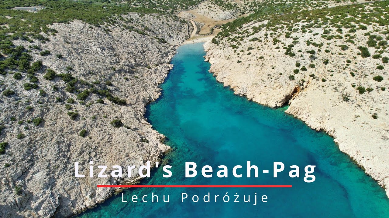 Lizard's Beach-Pag,15-ty południk na Pag, droga do Mandre.