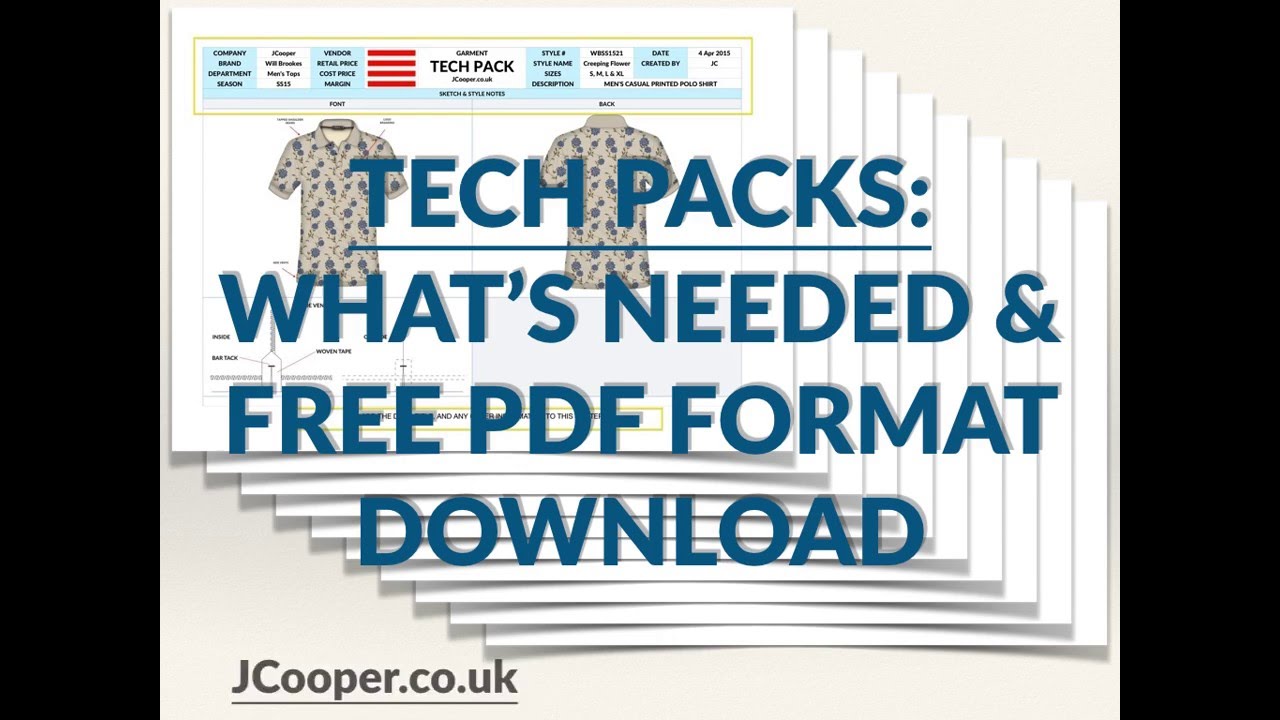 Tech Packs: What&rsquo;s Needed & Free PDF Format Download