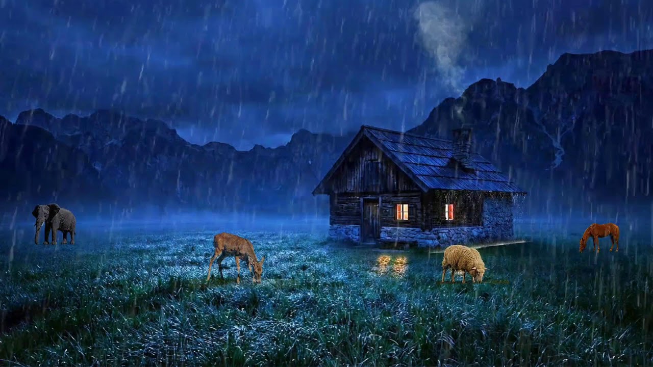 Let the Rain Guide You to Sleep 🪵🌧️ Cozy Cabin Rain | Deep, Peaceful Night Rest
