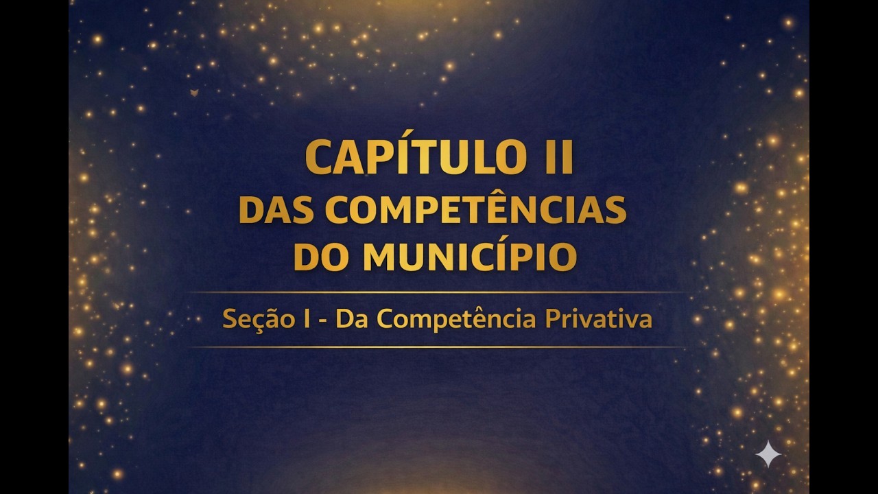 AULA 02 - LEI ORGÂNICA DE IBIPORÃ