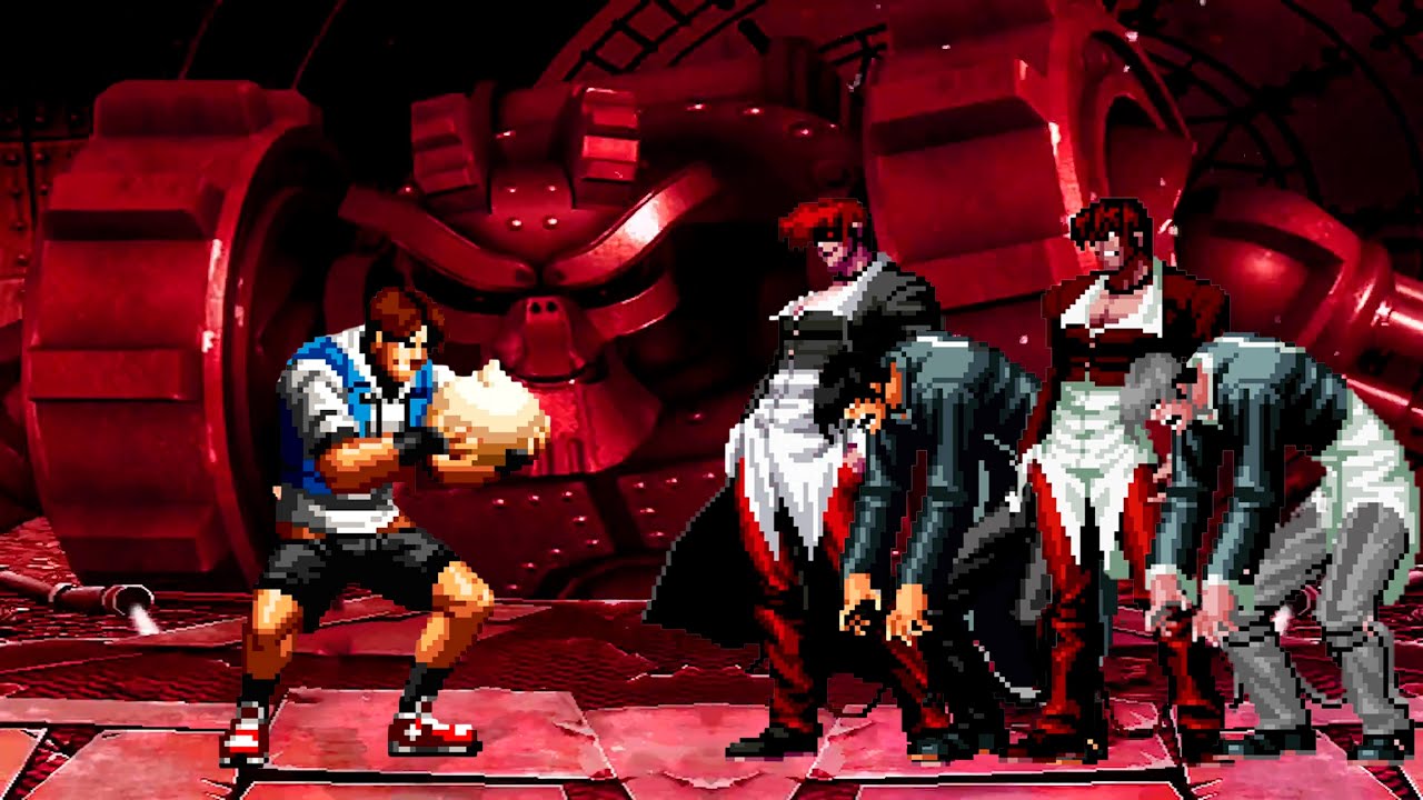 [KOF Mugen] Sie Kensou vs Orochi Iori Team