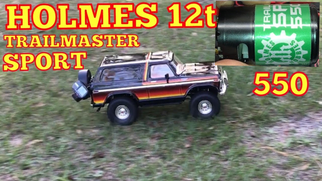 Holmes 12t Trailmaster Sport 550 in a TRX4 Bronco