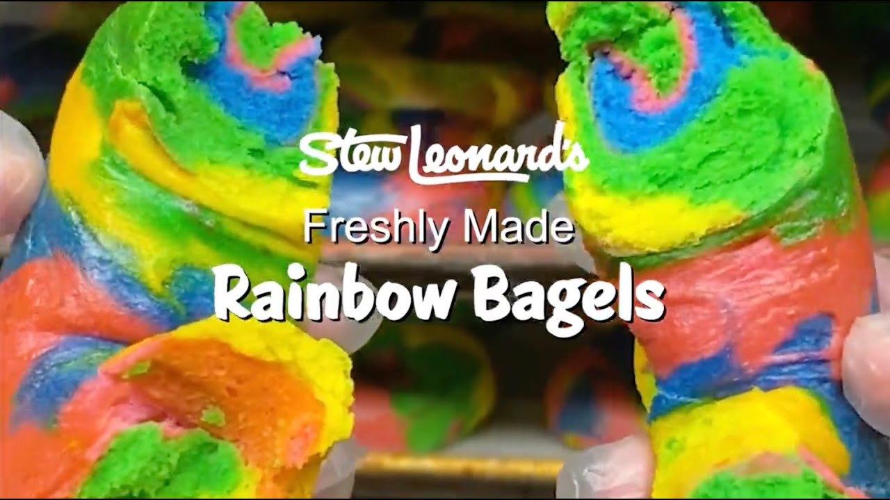 How our Rainbow Bagels are Made!