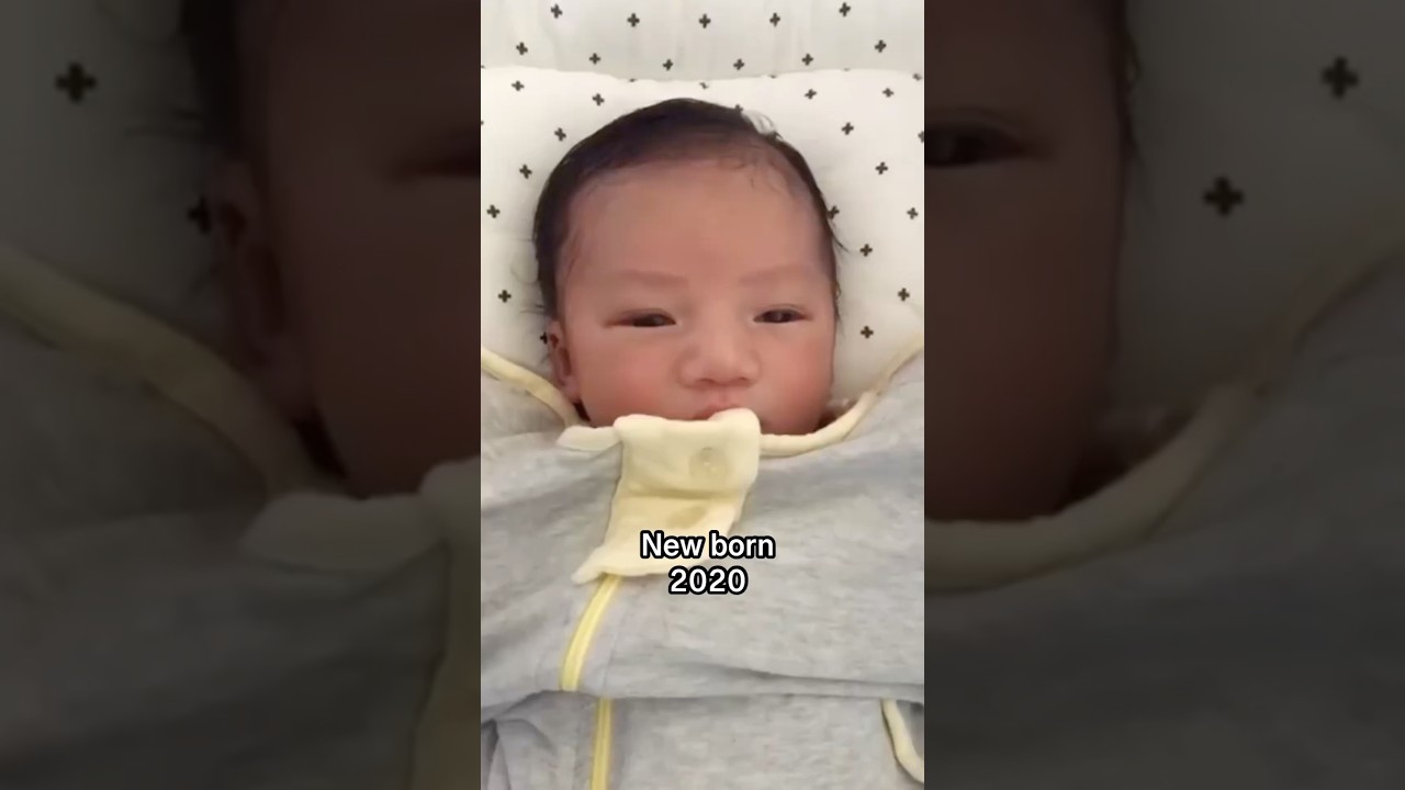 New born vs now  #blasianfamily #blasian #mixedkids