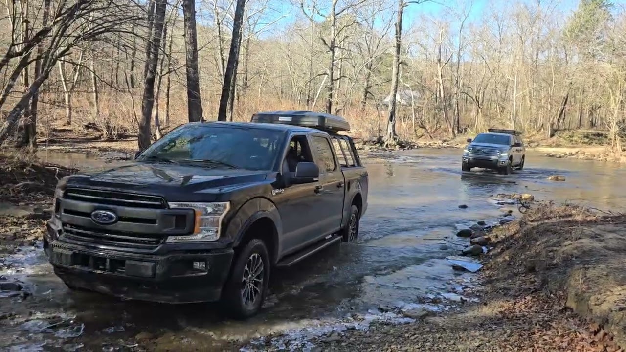 Winter Camping in the Ozarks  - Carwash Falls and Dixon Ford