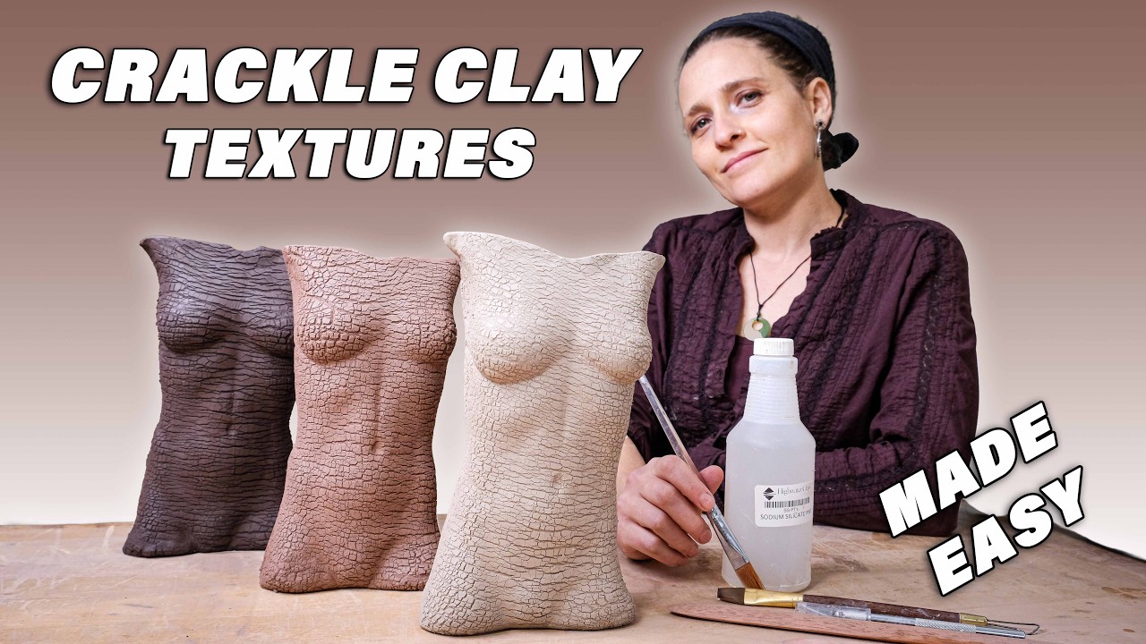 How to Create Textured Vases with Sodium Silicate