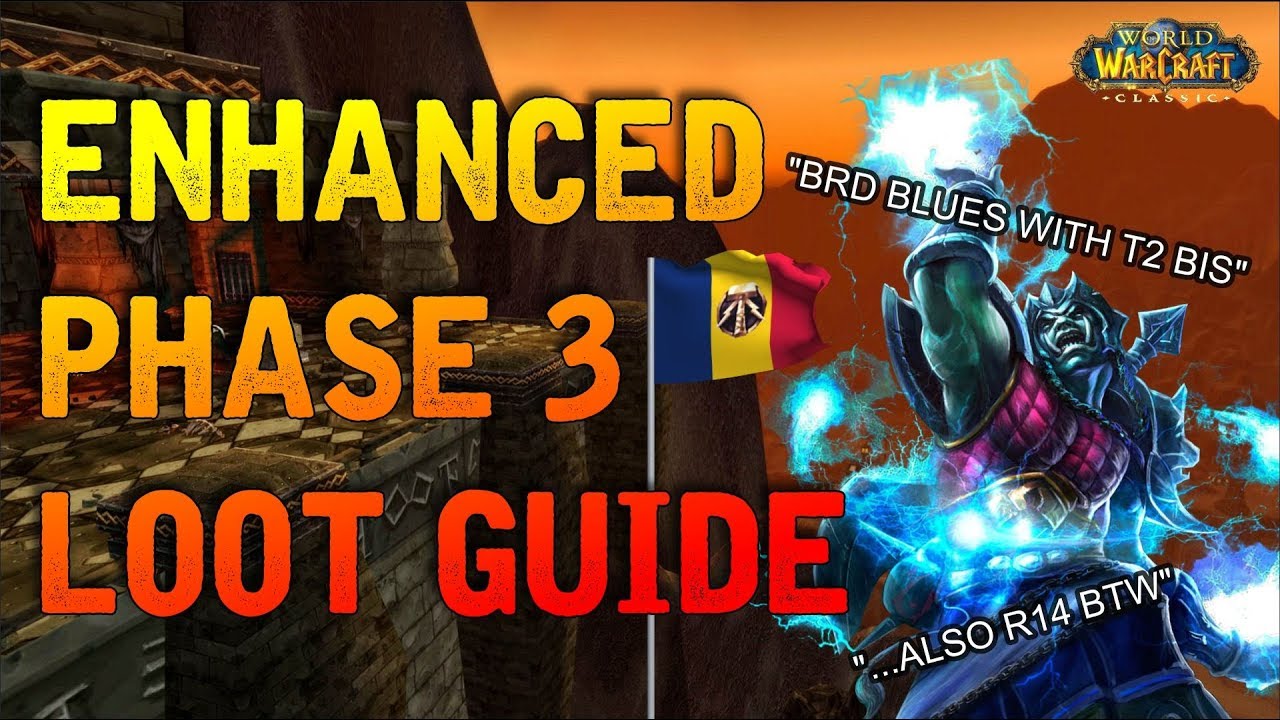 Classic WoW - What to YOINK in Blackwing Lair as Enhancement