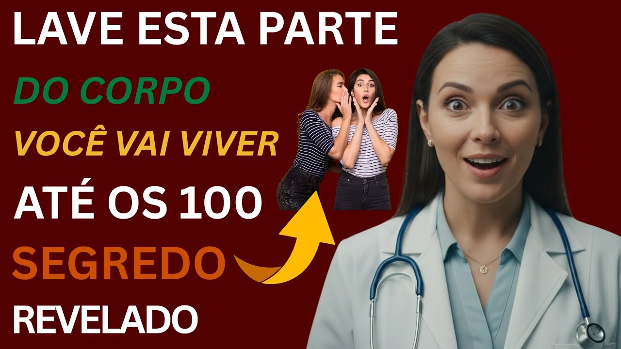 Os idosos que não lavam estas partes encurtam a sua vida |Dra.Luiza