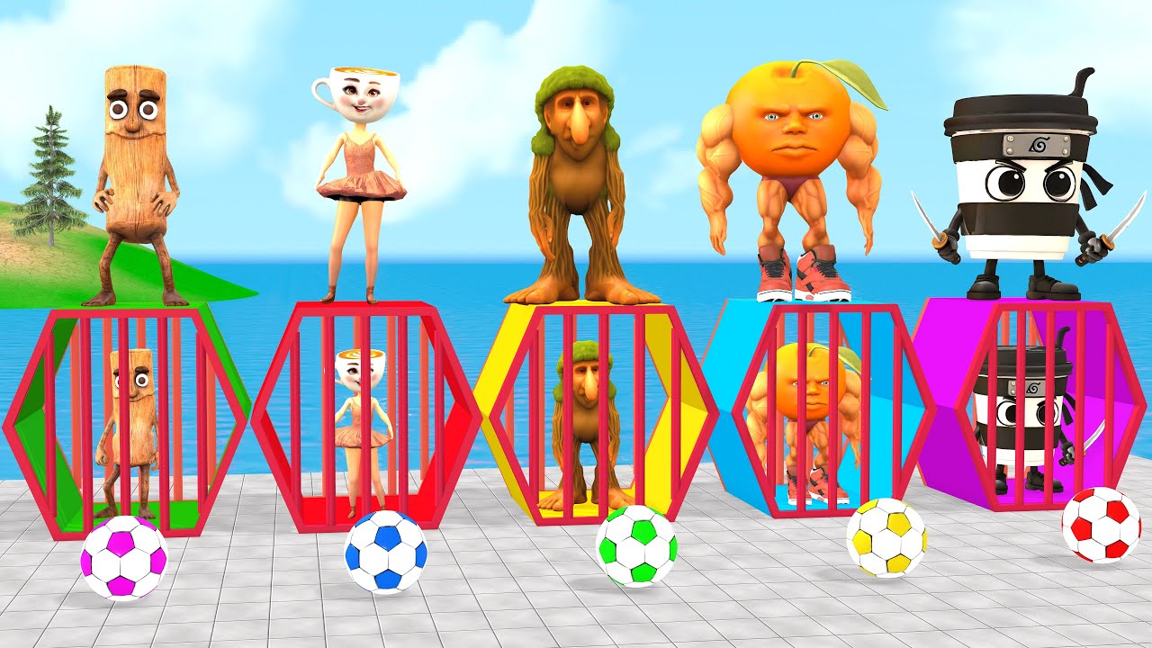 Long Slide Game With Cow Elephant Gorilla Hippopotamus Tiger 3d Animal Game Funny 3d Animals