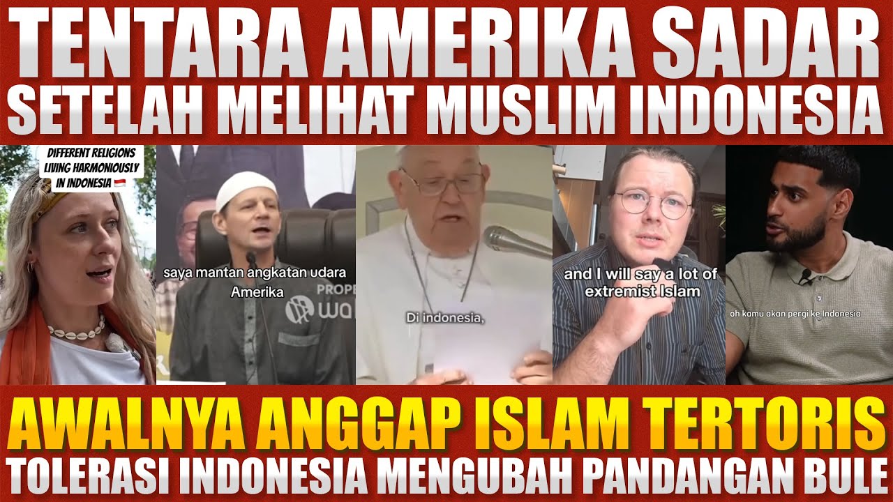 Sering Di Anggap Teroris⁈ Muslim Indonesia Menyadarkan Bule Tentang Islam Yang Sebenarnya