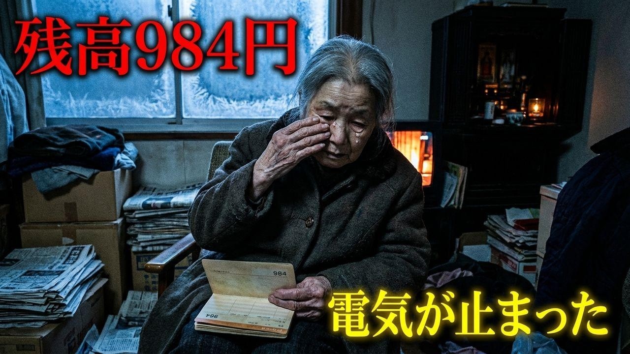 月5万円の地獄…78歳独身女性、残高984円で電気が止まった夜