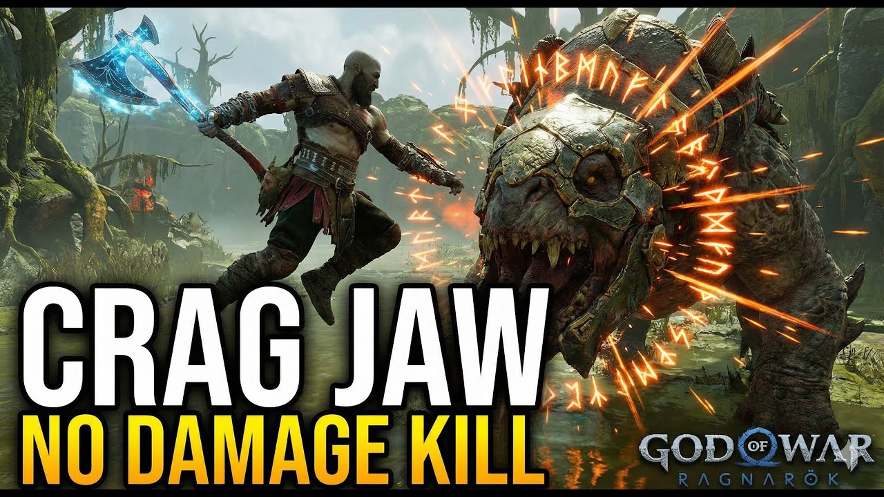 KRATOS VS CRAG JAW: The Most Brutal Boss Fight in God of War Ragnarök